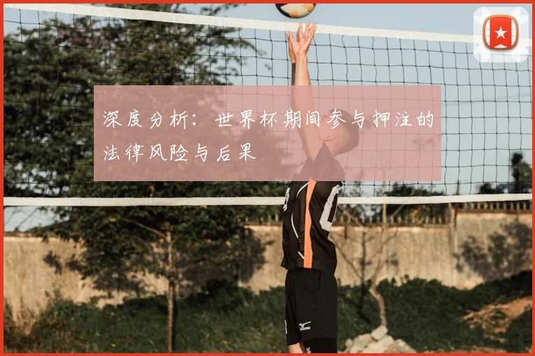深度分析：世界杯期间参与押注的法律风险与后果